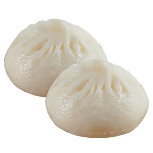 BESTonZON 2st Simulierte Brötchen Gedämpfte Gefüllte Brötchen Gedämpfte Brötchenform Bao Bun Stressball Kochen Knödelverzierung Simuliertes Knödeldekor Food-Modell Weiß PVC BESTonZON 2st Simulierte Brötchen Gedämpfte Gefüllte Brötchen Gedämpfte Brötchenform Bao Bun Stressball Kochen Knödelverzierung Simuliertes Knödeldekor Food-Modell Weiß PVC von BESTonZON