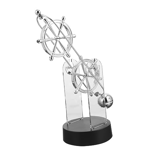 BESTonZON 3 STK Ewiges Planetarium Spielset Bewegung-Balance-Spielzeug The mechanik abmechanik deko bastelset Perpetuum Mobile Schreibtischspielzeug körperlicher Balanceball Plastik Silver von BESTonZON