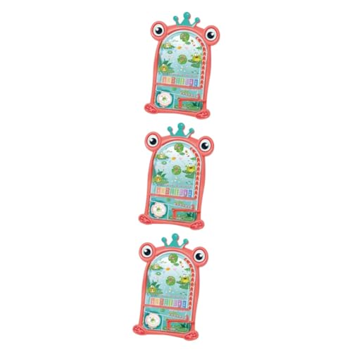 BESTonZON 3 STK Fun Flipperautomat Spielzeug Partygeschenke Tischspielzeug Maschine Spielzeug Tierisches Spielzeug Fähigkeiten Brettspiel Tischballspiel Mini-tischkugelspielzeug Abs Rosa von BESTonZON