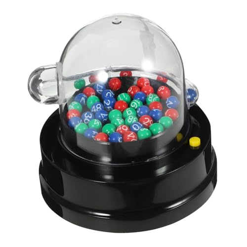 BESTonZON 3 STK Lotteriemaschine Mini-Spielekonsolen Glücklicher Ballpicker Glücksspielautomat Party zubehör Glückszahl-Picking-Maschine Glückliche Ballsammelmaschine elektrisch Ballmaschine von BESTonZON