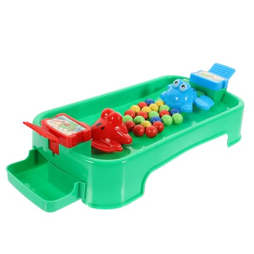 BESTonZON 3 Sätze Bohnen gmae Essen sankastenspielsachen Tisch Gaming настольные игры Froschspiel füttern für Kinderpartys Spielzeug Frösche Schlucken Perlen Frösche fressen Perlen von BESTonZON