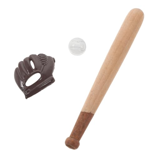 BESTonZON 3 Sets Baseball Hausschläger Modelle – Winzige DIY Projekte Displays Puppenhaus Dekorationen Ausrüstung Basteln Ball Dekor Sammler Bastelhandschuh Bastelarbeiten BESTonZON 3 Sets Baseball Hausschläger Modelle – Winzige DIY Projekte Displays Puppenhaus Dekorationen Ausrüstung Basteln Ball Dekor Sammler Bastelhandschuh Bastelarbeiten von BESTonZON