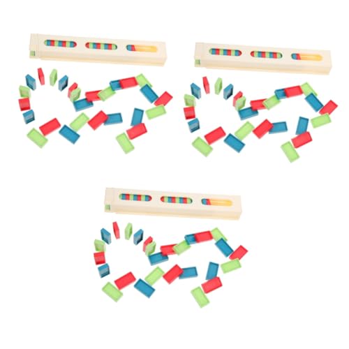 BESTonZON 3 Sets Domino Zubehör Haushalt Domino Clip Kinder Domino Clip Spielzeug Bausteine ​​Für Kinder Spielzeug Für Kinder Autos Spielzeug Haushalt Domino Spielzeug Kinder von BESTonZON