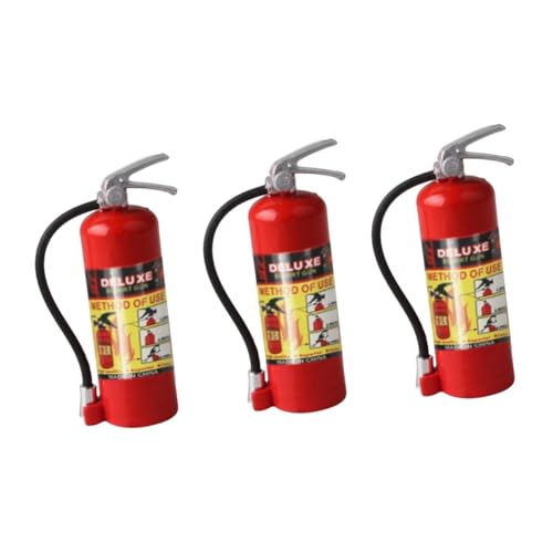 BESTonZON 3 STK Feuerlöscher Spielzeug für RC Auto Feuerlöscher-Spielzeug dekorativer Feuerlöscher Feuerlöscher-Stütze Spielzeug Feuerlöscher rc Auto feuerlöscher Feuerlöscher-Modell von BESTonZON