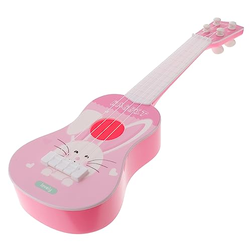 BESTonZON 3 STK Simulierte Gitarre Kindergitarre Akustisch Musikspielzeug Minigitarre Musikgitarrenspielzeug Musikspielzeuggitarre Kinderspielzeuggitarre Ukulele-Spielzeug Spielzeuge Rosa von BESTonZON