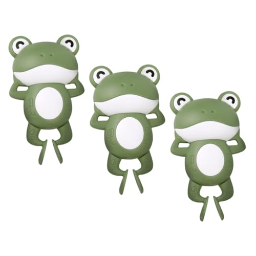 BESTonZON 3 Stück Badespielzeug Kleinkinder Teiliges Cartoon Aufziehbare Froschform Wasserspielzeug Badewanne Lustige Schwimmende Figuren für Junge Mädchen BESTonZON 3 Stück Badespielzeug Kleinkinder Teiliges Cartoon Aufziehbare Froschform Wasserspielzeug Badewanne Lustige Schwimmende Figuren für Junge Mädchen von BESTonZON