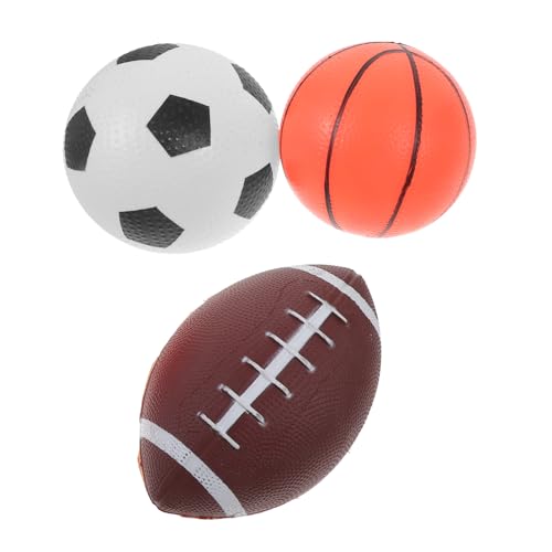 BESTonZON 3 Stück Ballanzug Lustiger Springender Ball Springball Für Pädagogischer Klopfball Flummi Pädagogischer Springender Ball Kickbälle Für Kickballs Ball Vinyl von BESTonZON