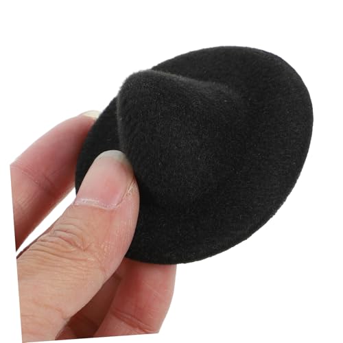 BESTonZON 3 Stück Mini Hexenhut Schwarz Miniatur Puppenhut für DIY Basteln Halloween Party Dekoration für Puppe Haustier Kostüm Zubehör BESTonZON 3 Stück Mini Hexenhut Schwarz Miniatur Puppenhut für DIY Basteln Halloween Party Dekoration für Puppe Haustier Kostüm Zubehör von BESTonZON