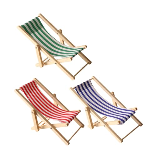 BESTonZON 3stücke Miniatur-strandkorb Aus Holz Mini-klapp-strandstühle Für Puppenhäuser Gartenstühle Outdoor-zubehör Miniatur-liegestuhlmodelle Zum Basteln Dekoration BESTonZON 3stücke Miniatur-strandkorb Aus Holz Mini-klapp-strandstühle Für Puppenhäuser Gartenstühle Outdoor-zubehör Miniatur-liegestuhlmodelle Zum Basteln Dekoration von BESTonZON