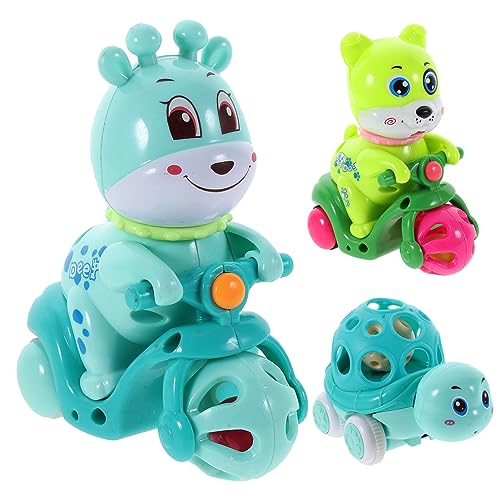 BESTonZON 3 Stück Teiliges Cartoon Inertia Auto Rückziehbar und Batteriefrei Kleine Kinderfahrzeuge mit Glocken Buntes Mini Fahrzeug für Jungen und Mädchen als Drinnen BESTonZON 3 Stück Teiliges Cartoon Inertia Auto Rückziehbar und Batteriefrei Kleine Kinderfahrzeuge mit Glocken Buntes Mini Fahrzeug für Jungen und Mädchen als Drinnen von BESTonZON