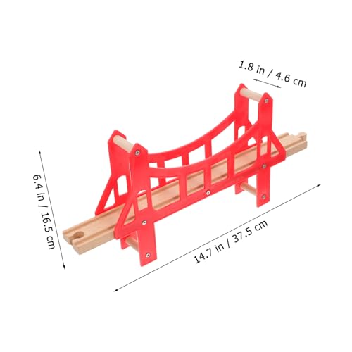 BESTonZON 3 Stück Teiliges Holz Zugbrücken für Kreative Bauklötze für Hände Fähigkeitstraining Langlebige Holzeisenbahn Brücken Zubehör Kompatibel mit Holzschienen für Jungen und Mädchen Ab BESTonZON 3 Stück Teiliges Holz Zugbrücken für Kreative Bauklötze für Hände Fähigkeitstraining Langlebige Holzeisenbahn Brücken Zubehör Kompatibel mit Holzschienen für Jungen und Mädchen Ab von BESTonZON