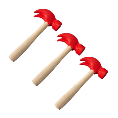 BESTonZON 3 Stück Teiliges Holzspielzeug Hammerset Kindgerechtes Simulation Hammer Stabiles Naturholz Leichtes Mini Holzhammer für Lernen BESTonZON 3 Stück Teiliges Holzspielzeug Hammerset Kindgerechtes Simulation Hammer Stabiles Naturholz Leichtes Mini Holzhammer für Lernen von BESTonZON