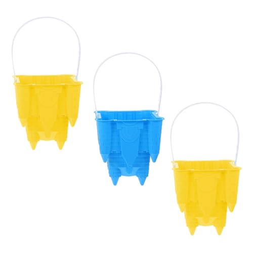 BESTonZON 3 Stück Teiliges Sandspielzeug für Leichte Kunststoff Sandformen mit Praktischen Aufbewahrungseimern Farblich Sortiert für Strand und Sandkasten Spielspaß Fördert Zufällige Farbe BESTonZON 3 Stück Teiliges Sandspielzeug für Leichte Kunststoff Sandformen mit Praktischen Aufbewahrungseimern Farblich Sortiert für Strand und Sandkasten Spielspaß Fördert Zufällige Farbe von BESTonZON