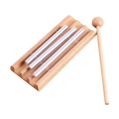 BESTonZON 3 Ton Klangspiel Für Musikalisches Percussion Instrument Zur Der Kreativität Und Motorik Tischspielzeug Für Bildung Und Spaß Ideal Für Meditation Und Entspannung von BESTonZON