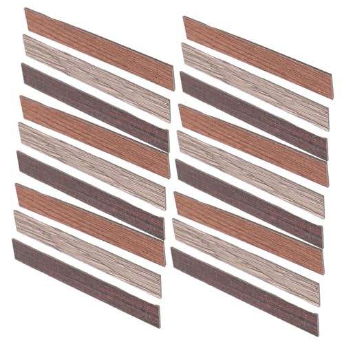 BESTonZON 30 Stück Miniatur Holz Bodenplatten Selbstklebend Realistische Holzmaserung Puppenhaus Bodenbelag Einfach Zu Verlegen Mini Fußböden Für Bastelprojekte Puppenhaus Zubehör BESTonZON 30 Stück Miniatur Holz Bodenplatten Selbstklebend Realistische Holzmaserung Puppenhaus Bodenbelag Einfach Zu Verlegen Mini Fußböden Für Bastelprojekte Puppenhaus Zubehör von BESTonZON