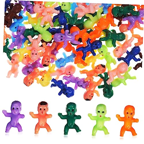 BESTonZON 300 Stück Kleine Puppen Kleine Babys Puppen Partyzubehör Partyzubehör Badespielzeug Winzige Babys Aus Kunststoff Babyfiguren Mini Babys Für Die Dekoration Mini Puppen von BESTonZON