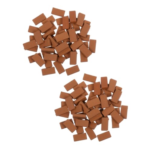 BESTonZON 300 Stück Maßstab Realistische Kleine Bausteine Für Puppenhaus Garten Zubehör DIY Modellbau Handwerk BESTonZON 300 Stück Maßstab Realistische Kleine Bausteine Für Puppenhaus Garten Zubehör DIY Modellbau Handwerk von BESTonZON