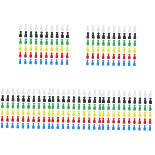 BESTonZON 300 Stück Stück Zubehör für Brettspiele Tabletop-Spielkomponente Zubehör für Strategiespiele Tischmarker Spielzubehör Spielfiguren Token für Brettspiele Spielmarken Holz von BESTonZON