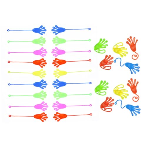 BESTonZON 30Stücke Dehnbare Handspielzeuge für Elastische Klebespielzeuge Partygeschenke und Klassenzimmerbelohnungen für Kindergeburtstage und Kreative Spielmomente BESTonZON 30Stücke Dehnbare Handspielzeuge für Elastische Klebespielzeuge Partygeschenke und Klassenzimmerbelohnungen für Kindergeburtstage und Kreative Spielmomente von BESTonZON