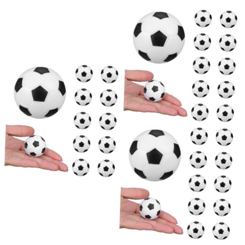 BESTonZON 36 STK Tischfussball Tischfußballbälle Freizeitball klein offizielle Kickerbälle Fußballzubehör interaktives tischfußballspiel Mini fußball Mini-Fußball Zubehör für Tischspiele Abs von BESTonZON