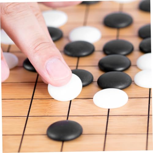 BESTonZON 360 Stück Teiliges Go schachstein Robustem Resin Kleine Handgefertigte Spielsteine mit Glatter Oberfläche Kratzfest und Sicher für Go brettspiele und Strategisches BESTonZON 360 Stück Teiliges Go schachstein Robustem Resin Kleine Handgefertigte Spielsteine mit Glatter Oberfläche Kratzfest und Sicher für Go brettspiele und Strategisches von BESTonZON