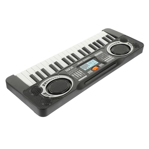 BESTonZON 37 Tasten Elektronisches Keyboard Klavier Für Multifunktionales Lernspielzeug Ohne Batterien Für Kreatives Musizieren Und Bildung von BESTonZON