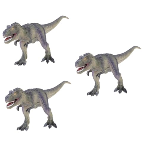 BESTonZON 3St Dinosaurier-Modellspielzeug pädagogisches Dinosaurierspielzeug pädagogisches Dinosauriermodell Dino Figuren Dino bastelset Dinosaurier-Schmuck Dinosaurier-Modelle Plastik Green von BESTonZON