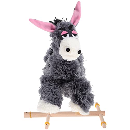 BESTonZON Donkey Doll 3st Esel-marionette Pupskissen Interaktives Spielzeug Clown-puppe Spielset Aus Holz Kuscheltier Weihnachtssto Marionetten Puppenspielzeug Tiermarionetten Marionette Füllung Suite von BESTonZON