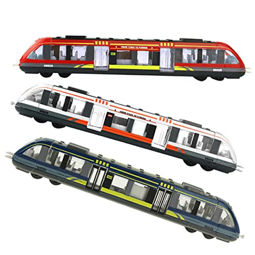 BESTonZON 3St Kinderspielzeug Activity für aktivity für Metall Kinderbahn travel Toys Simulation Zug Bahngleise für im Alter von 4-8 Jahren Legierung von BESTonZON