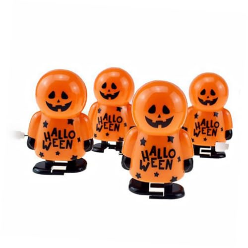 BESTonZON 3St Springendes Spielzeug Kürbis Aufziehspielzeug Partyspielzeug für Kinder Halloween-Spielzeug zum Aufziehen Halloween Spielzeug Halloween Toys Fun Toy Halloween-Zubehör Orange von BESTonZON