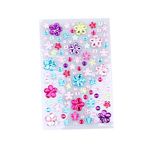 BESTonZON 4 Blätter Diamantaufkleber für Buch Stickers for Sticker für Kinder Nageldekoration Sticker Laptop Stickers Strasssteine ​​für Nägel Kinder Aufkleber DIY-Diamant-Aufkleber von BESTonZON