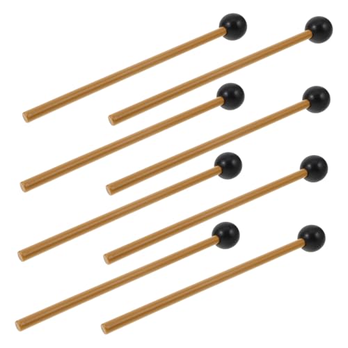 BESTonZON 4 Paare Hammer Performance Drumsticks Marimbaschlägel Wiederverwendbarer Trommelstock Praktischer Trommelschlägel Universelle Trommelschlägel Schlagzeug-Teile Trommelstöcke Plastik von BESTonZON