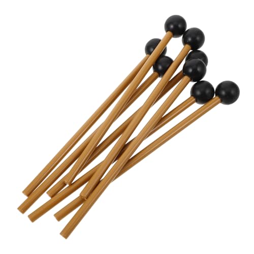 BESTonZON 4 Paare Hammer Zubehör Für Zungentrommeln Trommelstock Für Musikinstrumente Drumstick-zubehör Universeller Drumstick Praktischer Trommelstock Schlagzeug-Teile Trommelstöcke Plastik von BESTonZON