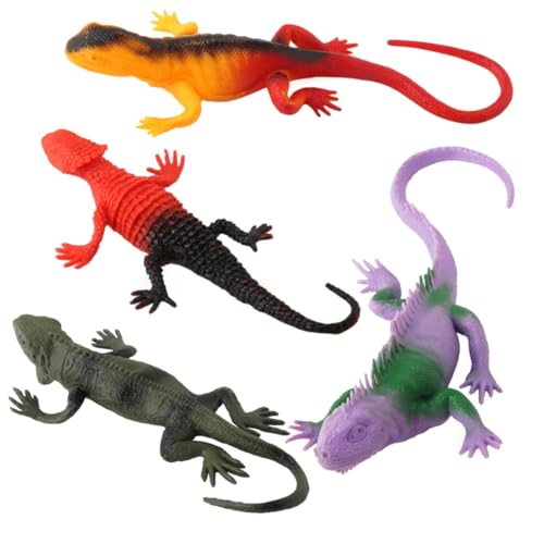 BESTonZON 4 STÜCKE Teiliges Wildtier Modellspielzeug Realistische Reptilien Nachbildung aus Langlebigem Kunststoff Pädagogisches Lernspielzeug und Detailgetreue Tierdekoration für Ab Jahren BESTonZON 4 STÜCKE Teiliges Wildtier Modellspielzeug Realistische Reptilien Nachbildung aus Langlebigem Kunststoff Pädagogisches Lernspielzeug und Detailgetreue Tierdekoration für Ab Jahren von BESTonZON