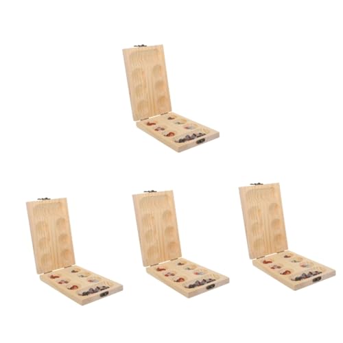 BESTonZON 4 Sätze Mancala-brettspiel Spielsachen Schachbrett Mancala-Spielzeug Mancala-Steine Mancala Games Stein Und Brett Mancala-Spiel Mit Steinen Mancala-Spiel Für Zu Hause ， von BESTonZON