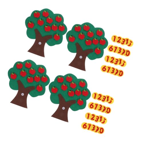 BESTonZON 4 Sätze Teiliges Filzspielzeug mit Zahlen Lernspielzeug für Kindergarten Mathebereich DIY Nicht Gewebt Pädagogisches Memory und Zuordnungsspiel zur Zahlenförderung BESTonZON 4 Sätze Teiliges Filzspielzeug mit Zahlen Lernspielzeug für Kindergarten Mathebereich DIY Nicht Gewebt Pädagogisches Memory und Zuordnungsspiel zur Zahlenförderung von BESTonZON