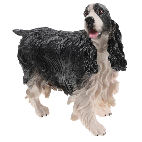 BESTonZON 4 Stück Cocker Spaniel-Modell Actionfigur Spielzeug Hundespielzeug Simulationshundestatue Hunde-sammelfigur Kleine Hundefiguren Plastik Kind Tierischer Hund Gefälschtes Tier von BESTonZON