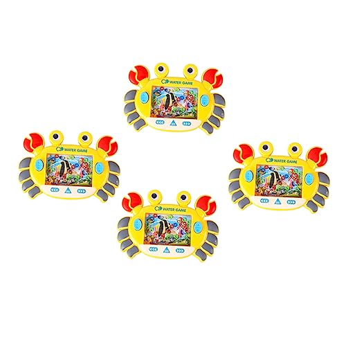 BESTonZON 4 Stück Crab Circle Wassermaschine Strandspielzeug für Kinder Wasserring wasserspielzeug Kinder hühner Spielzeug kinderknallzeug Ringwurfspiel Spielzeug für Wasserwurfringe Abs von BESTonZON