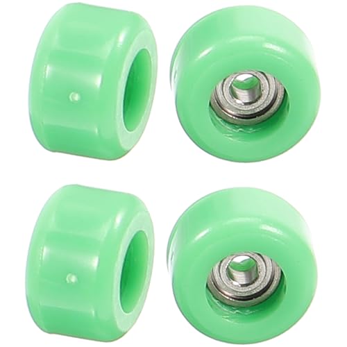 BESTonZON 4 Stück Finger Skateboard Roller Grün Hochwertiger Kunststoff und Edelstahl Langlebig DIY Sneaker Kette Fingerspielzeug für Erwachsene Fördert Fingerkoordination für BESTonZON 4 Stück Finger Skateboard Roller Grün Hochwertiger Kunststoff und Edelstahl Langlebig DIY Sneaker Kette Fingerspielzeug für Erwachsene Fördert Fingerkoordination für von BESTonZON