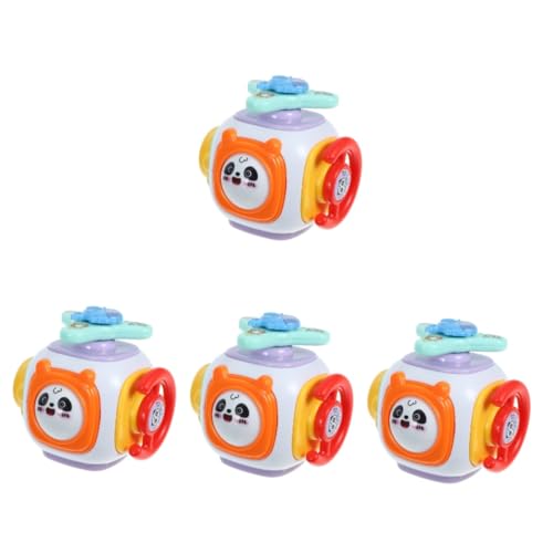 BESTonZON 4 Stück Flugzeug Busy Ball Kleinkind Busy Cube Kleinkindspielzeug Busy Cube Frühes Lernen Sensorisches Spielzeug Busy Cube Für Kleinkinder Busy Cube Spielzeug von BESTonZON