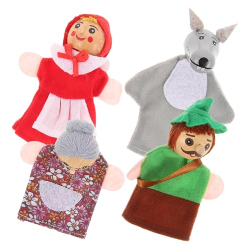 BESTonZON 4 Stück Holz Tier fingerpuppen für Kleinkinder Puppen zum Geschichtenerzählen und Rollenspiel Liebevoll Verarbeitet Kindgerecht Geschenk für Kinderpartys und Familienzeit BESTonZON 4 Stück Holz Tier fingerpuppen für Kleinkinder Puppen zum Geschichtenerzählen und Rollenspiel Liebevoll Verarbeitet Kindgerecht Geschenk für Kinderpartys und Familienzeit von BESTonZON