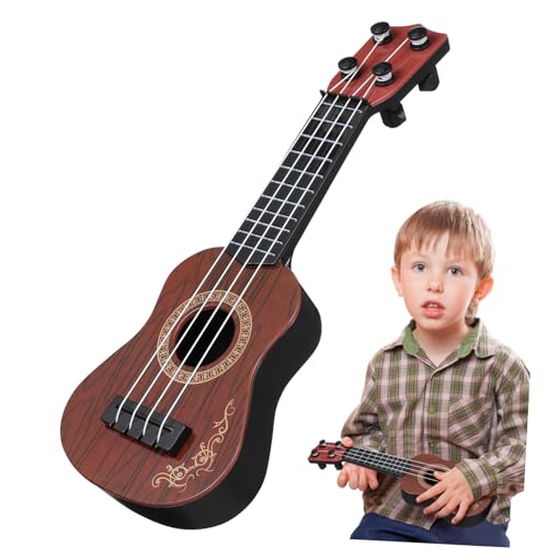 BESTonZON 4 Stück Mini-Ukulele Kinderukulele für Mädchen Gitarrenspielzeug für Kinder Kinderspielzeug kinderinstrumente Spielzeug Gitarren für Kinder Ukulele-Modell aus Kunststoff von BESTonZON