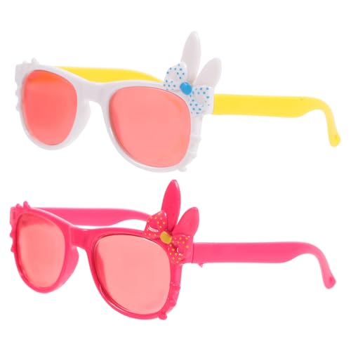 BESTonZON 4 Stück Puppenbrille Puppen-Mini-brillengestell Amerikanische Mädchenpuppen Brillen Für Puppen Entzückende Mini-Sonnenbrille Brille Für Puppe Puppenzubehör Plastik von BESTonZON