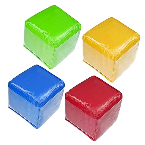 BESTonZON 4 Stück Schaumwürfel aufklärung Party für zabawki stymulujące rozwój spielewürfel Toys for große Würfel Taschenwürfel für Spiel Würfelspiele PVC von BESTonZON