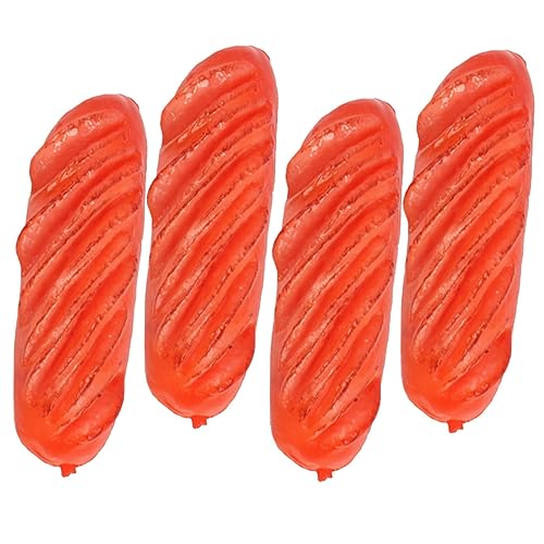 BESTonZON 4stücke Künstliche Lebensechte Mini- Für Food-Fotografie Fake-Bratwurst-dekor Aus PVC Für Küche Ladenlayout Und Festivals BESTonZON 4stücke Künstliche Lebensechte Mini- Für Food-Fotografie Fake-Bratwurst-dekor Aus PVC Für Küche Ladenlayout Und Festivals von BESTonZON