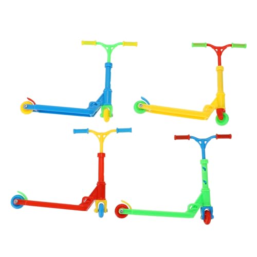 BESTonZON 4 Stück Teiliges Finger Scooter Mini Finger Skateboards für Desktop Sportspiele Leicht Tragbar Einfach zu Bedienen Fingerspielzeug für Erwachsene Partygeschenk BESTonZON 4 Stück Teiliges Finger Scooter Mini Finger Skateboards für Desktop Sportspiele Leicht Tragbar Einfach zu Bedienen Fingerspielzeug für Erwachsene Partygeschenk von BESTonZON