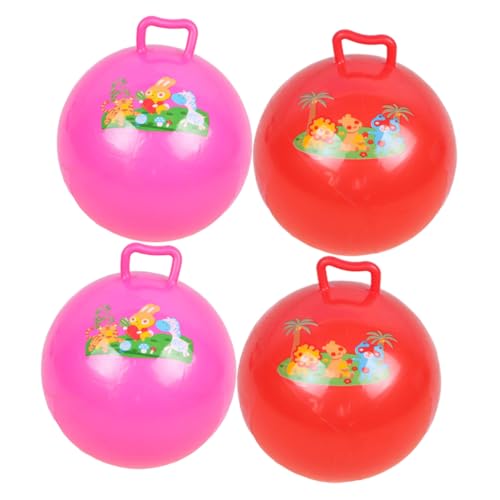 BESTonZON 4 Stück Teiliges Hüpfball mit Griff Aufblasbar Langlebig Springender Spielball für Jungen Mädchen Outdoor Indoor Lernspielzeug Zufällige Farbe Zufällige Farbe BESTonZON 4 Stück Teiliges Hüpfball mit Griff Aufblasbar Langlebig Springender Spielball für Jungen Mädchen Outdoor Indoor Lernspielzeug Zufällige Farbe Zufällige Farbe von BESTonZON