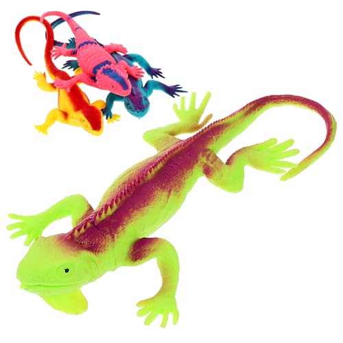 BESTonZON 4 Stück Teiliges Künstliche Eidechsen Realistische Tierfiguren Pädagogisch Geeignet für Geschenk Lustiges Lernspielzeug Zufällige Farbe Zufällige Farbe BESTonZON 4 Stück Teiliges Künstliche Eidechsen Realistische Tierfiguren Pädagogisch Geeignet für Geschenk Lustiges Lernspielzeug Zufällige Farbe Zufällige Farbe von BESTonZON