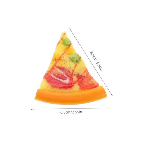 BESTonZON 4 Stück Teiliges Pu Simulation Käsepizza Slice Modell Realistisches Spielküche Deko Leichtes Fake Food für Pizza Party Tragbare Küchenornamente Pizza Spielküche Zubehör BESTonZON 4 Stück Teiliges Pu Simulation Käsepizza Slice Modell Realistisches Spielküche Deko Leichtes Fake Food für Pizza Party Tragbare Küchenornamente Pizza Spielküche Zubehör von BESTonZON