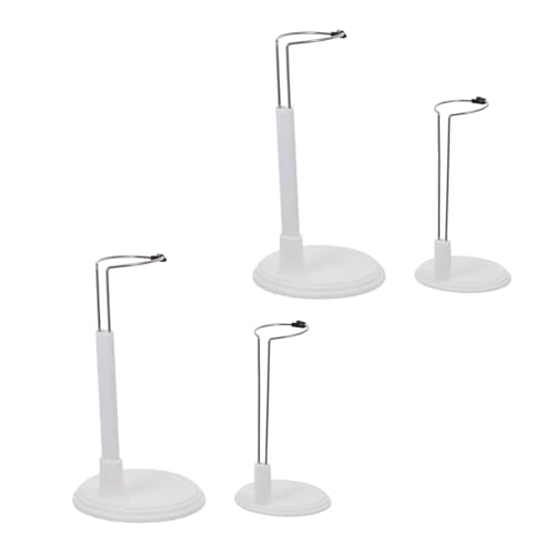 BESTonZON 4 Stück Teiliges Puppenständer Edelstahl Verstellbare Doll Display Support mit Runder Basis Stabile Puppenhalter für Puppen Ab Jahren für Ausstellung Sammler und Kinderzimmer BESTonZON 4 Stück Teiliges Puppenständer Edelstahl Verstellbare Doll Display Support mit Runder Basis Stabile Puppenhalter für Puppen Ab Jahren für Ausstellung Sammler und Kinderzimmer von BESTonZON